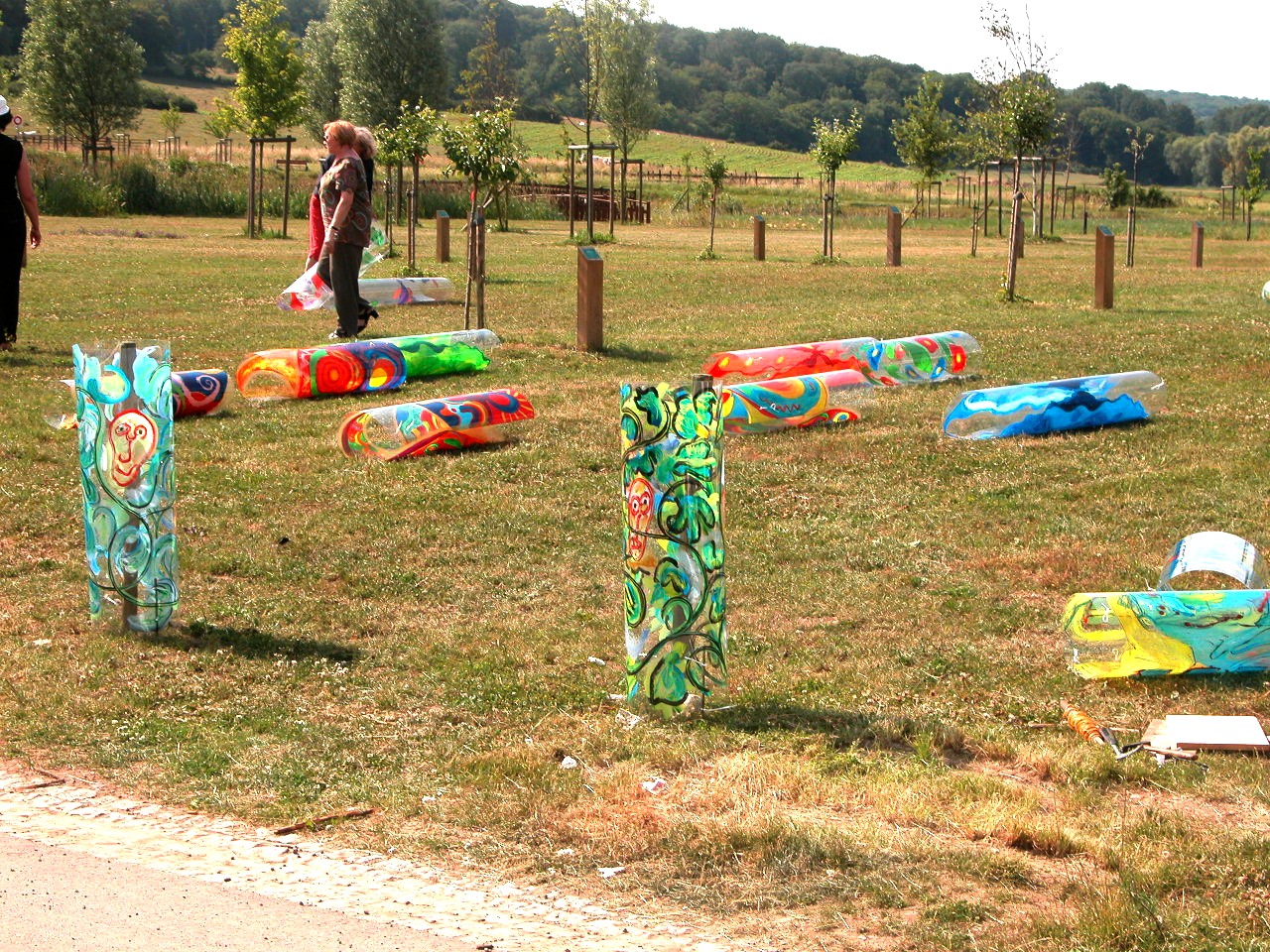 1ers effets lumineux des tubes de Georgette Arnould (préparatifs)