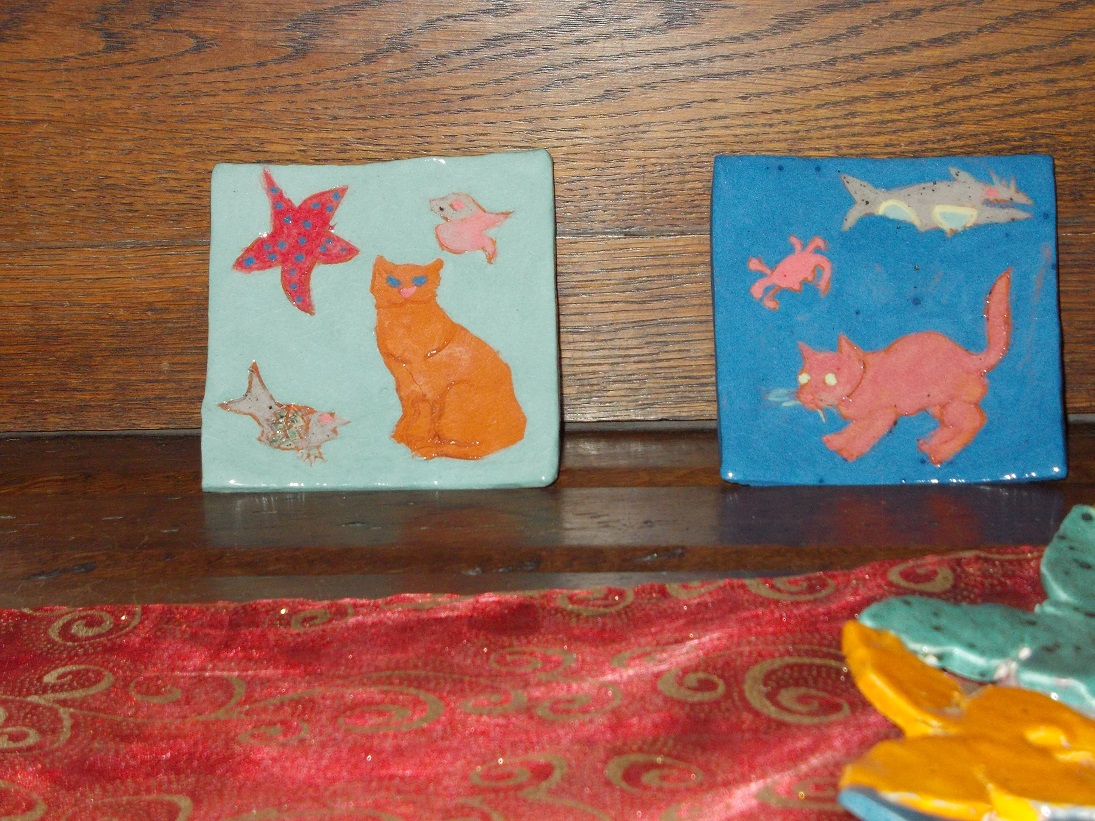 2 petites assiettes vide-poche aux chats (1)